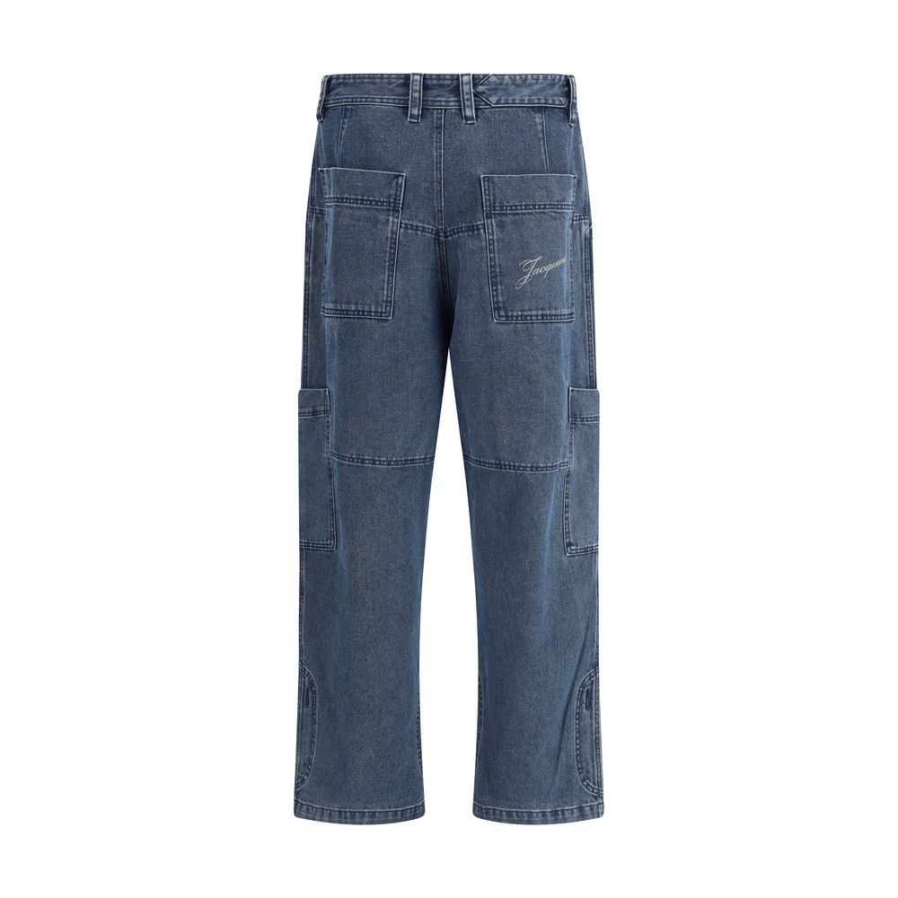 Jacquemus Le Cargo De-Nîmes Carré Jeans