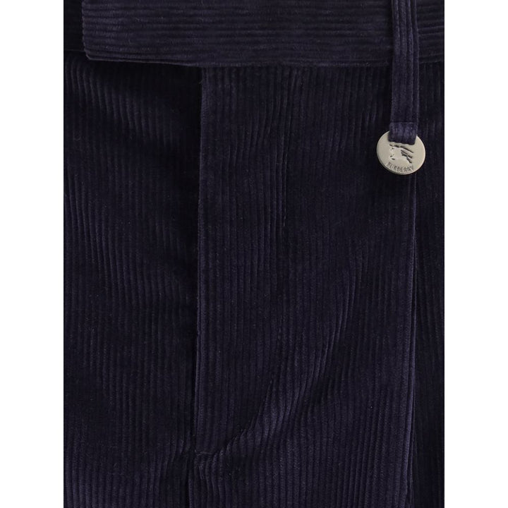 Burberry Blue Cotton Pants