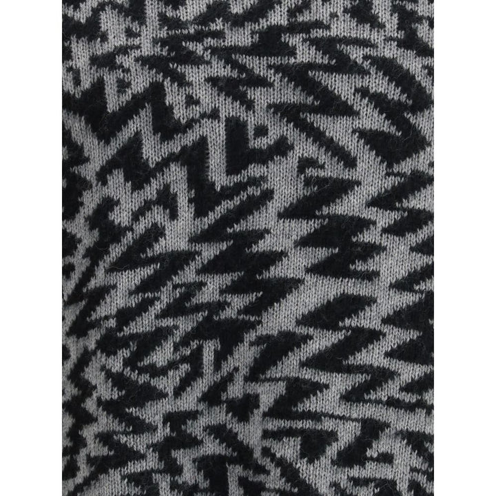 Laneus Gray Wool Sweatshirt