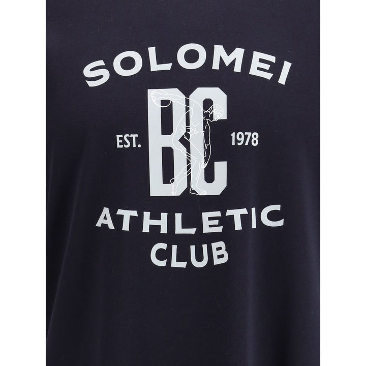 Brunello Cucinelli Blue Cotton T-Shirt