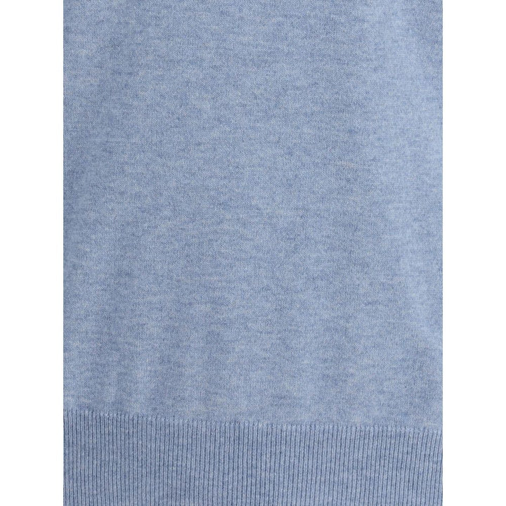 Brunello Cucinelli Light Blue Cashmere Cashmere Sweater