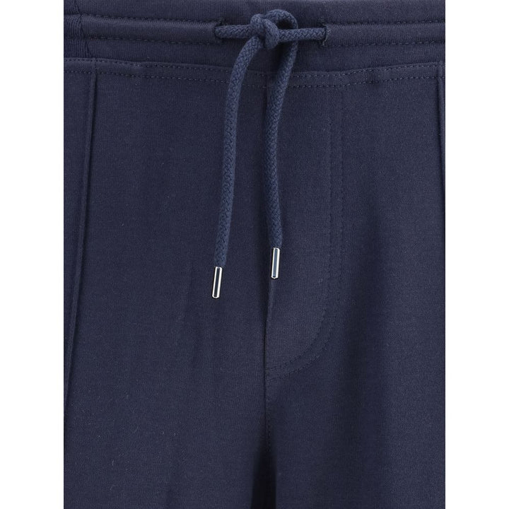 Brunello Cucinelli Blue Cashmere Athletic Pants