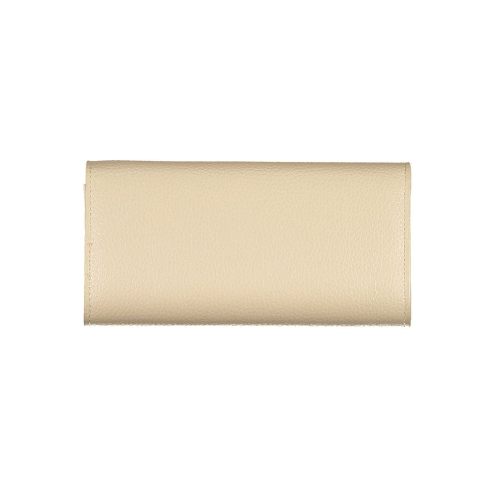 Mario Valentino Beige Polyethylene Wallet