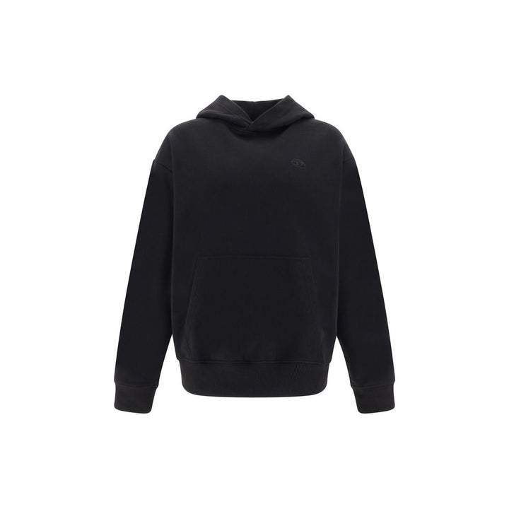Diesel Black Elastane Sweatshirt
