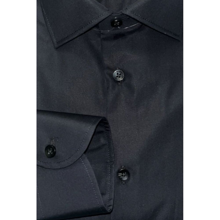 Baldinini Trend Black Cotton Shirt