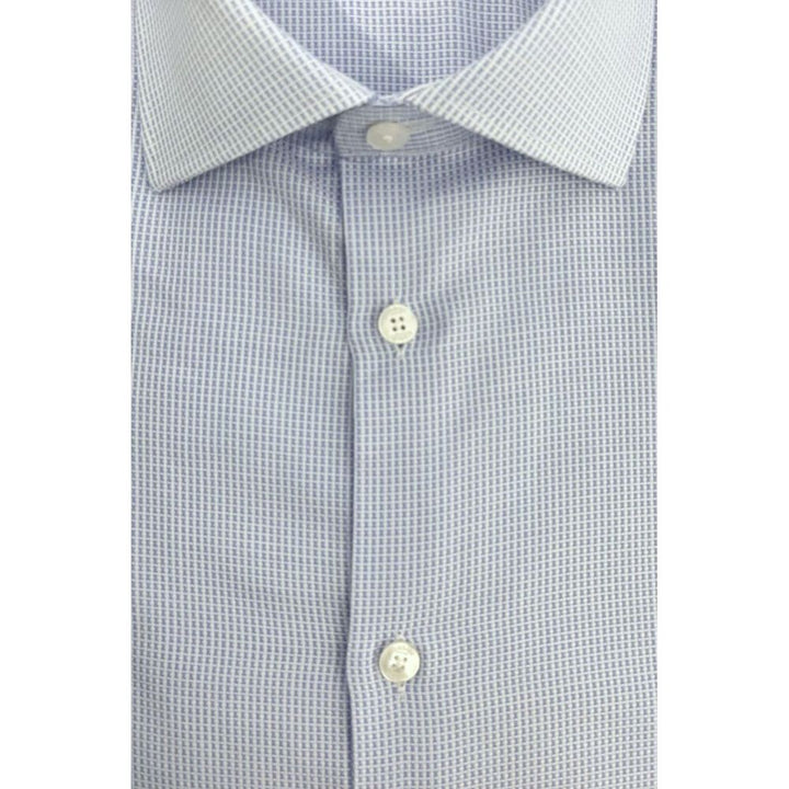 Baldinini Trend Light Blue Cotton Shirt