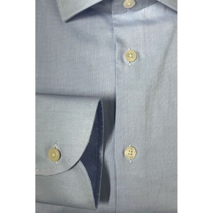 Baldinini Trend Light Blue Cotton Shirt