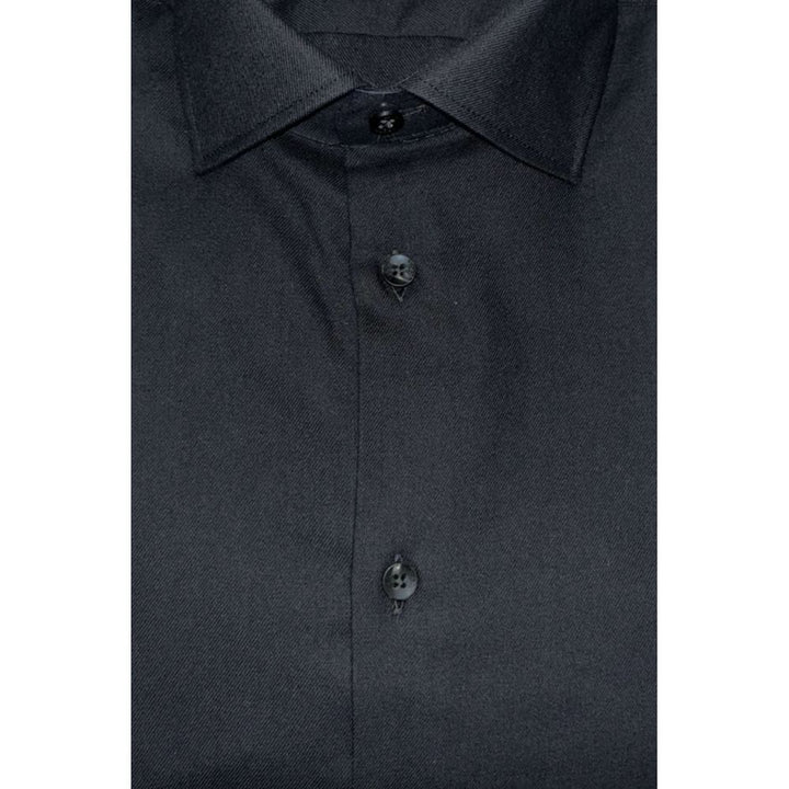Baldinini Trend Black Cotton Shirt