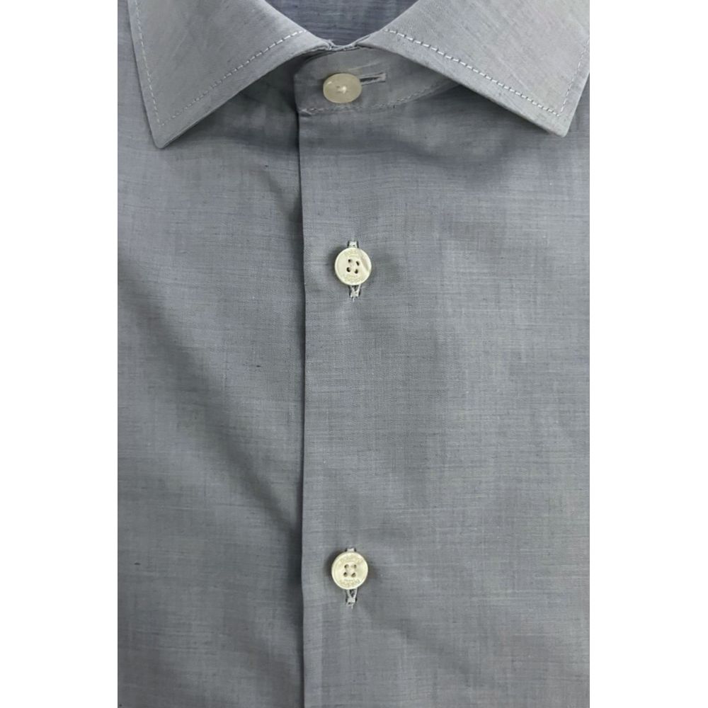 Baldinini Trend Light Blue Cotton Shirt