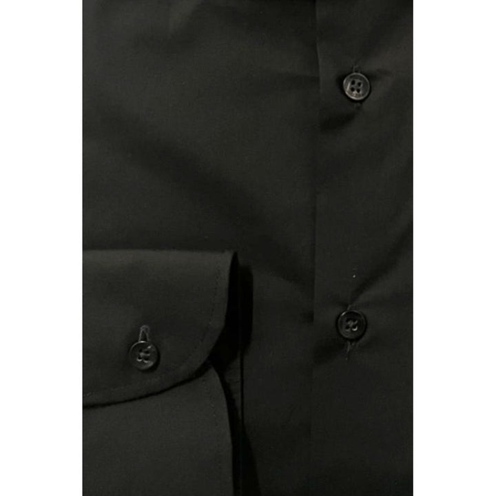 Baldinini Trend Black Cotton Shirt