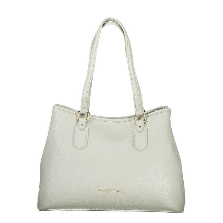 Mario Valentino Gray Polyethylene Handbag