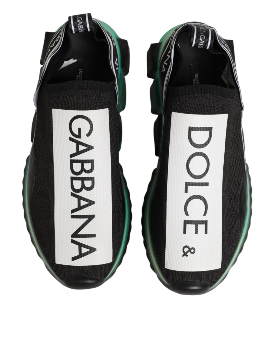 Dolce & Gabbana Black Slip On Sorrento Men Sneakers Shoes