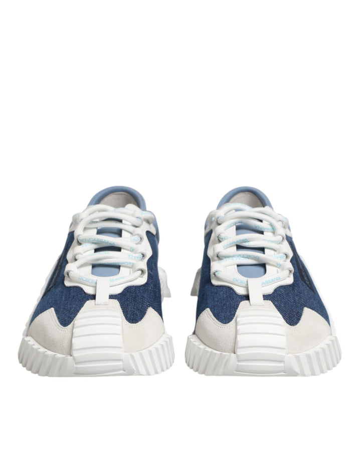 Dolce & Gabbana Multicolor Cotton Low Top NS1 Sneakers Shoes