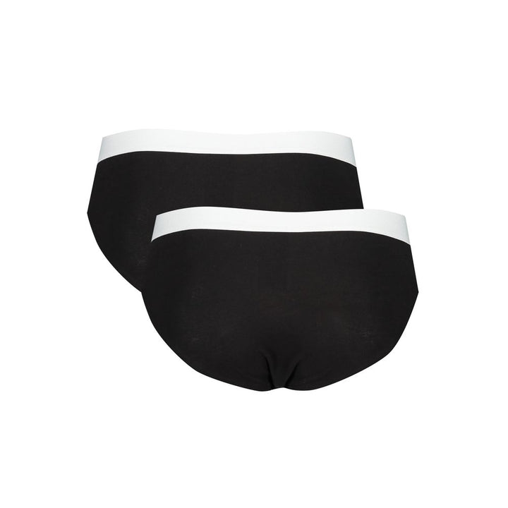 Trussardi Black Cotton Underwear