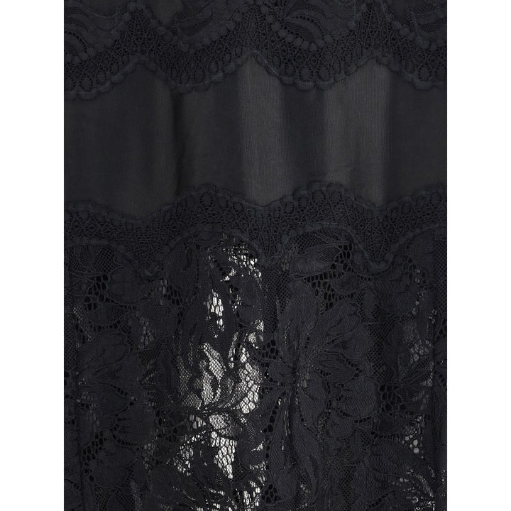 Rabanne Black Polyamide Long Dress