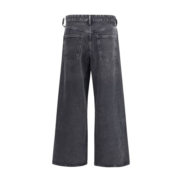 Agolde Gray Cotton Jeans Denim