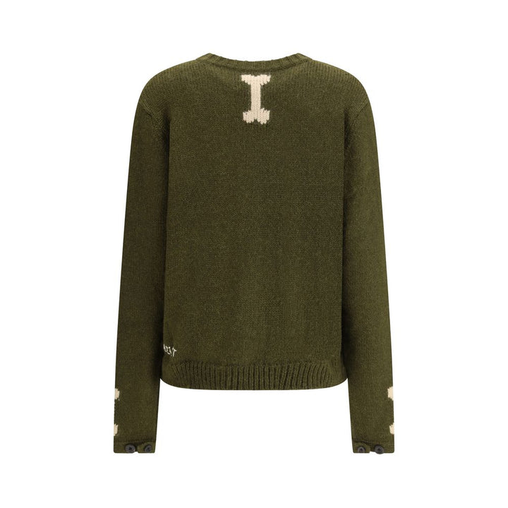 Baziszt Bicolor Alpaca Vicugna Pacos Cardigan