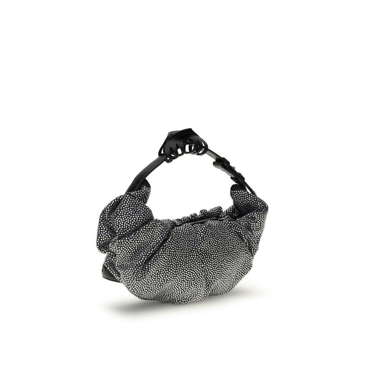 Diesel Silver Cotton Shoulder Bag