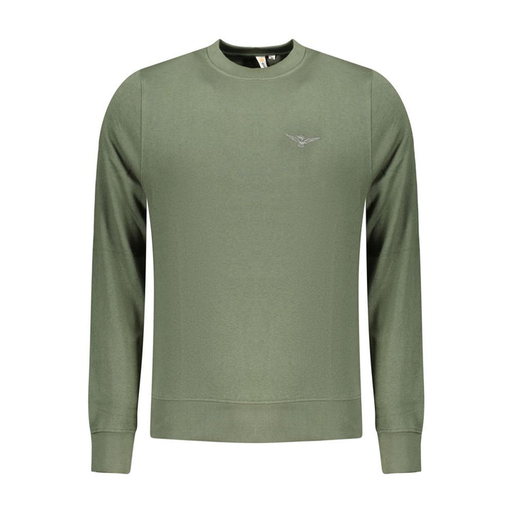Accademia Militare Green Cotton Sweatshirt
