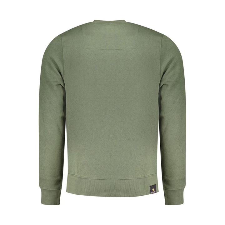 Accademia Militare Green Cotton Sweatshirt