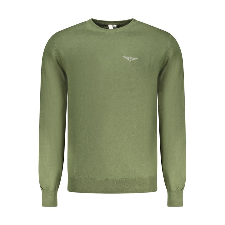 Accademia Militare Green Cotton Sweater