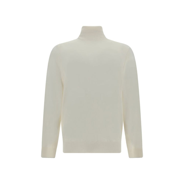 Brunello Cucinelli White Cashmere Cashmere Sweater