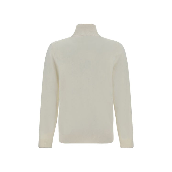Brunello Cucinelli White Cashmere Cashmere Sweater
