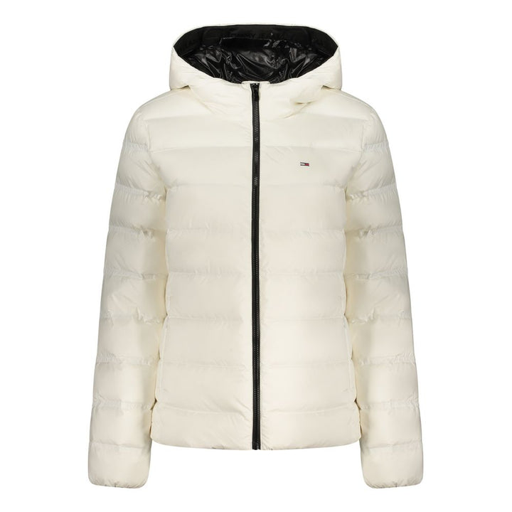 Tommy Hilfiger White Polyester Jackets & Coat