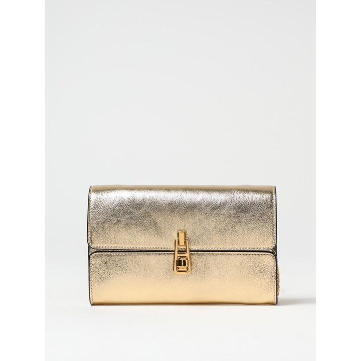 Coccinelle Gold Leather Handbag