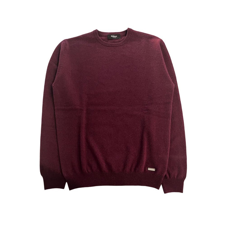 Baldinini Trend Red Cashmere Sweater