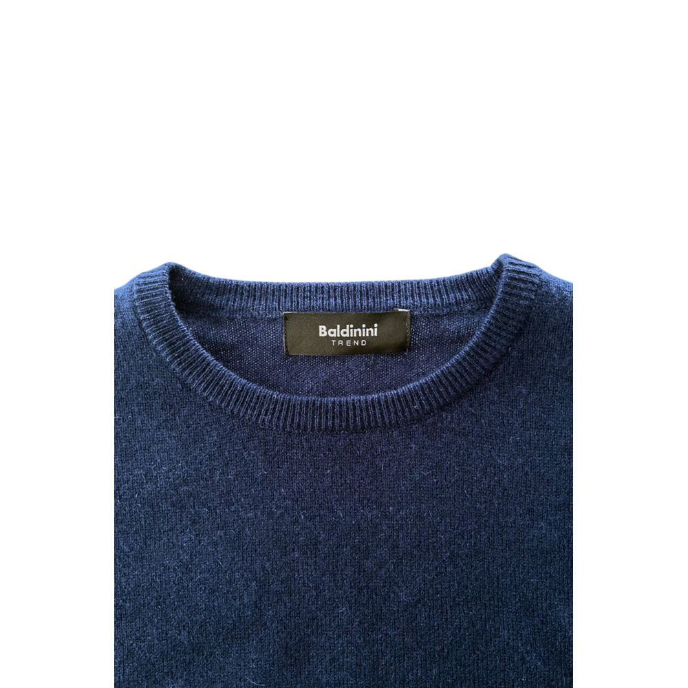 Baldinini Trend Blue Cashmere Sweater