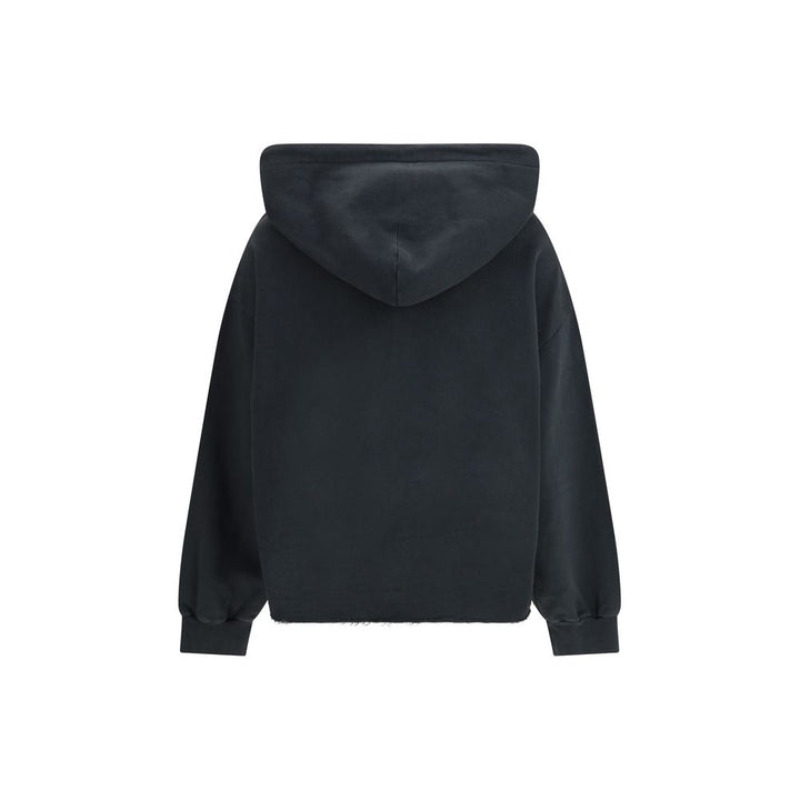 MM6 Black Cotton Sweatshirt