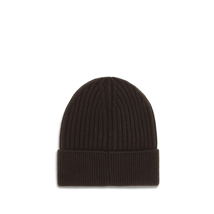 Moncler Grenoble Black Fleece Wool Beanie