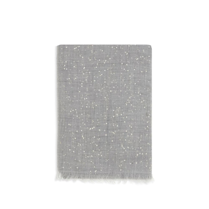 Brunello Cucinelli Gray Cashmere Scarf