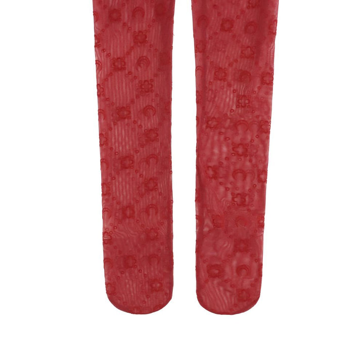 Marine Serre Red Polyamide Socks