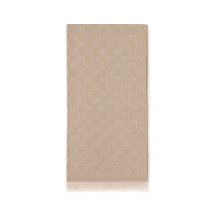 Gucci Beige Wool Scarf