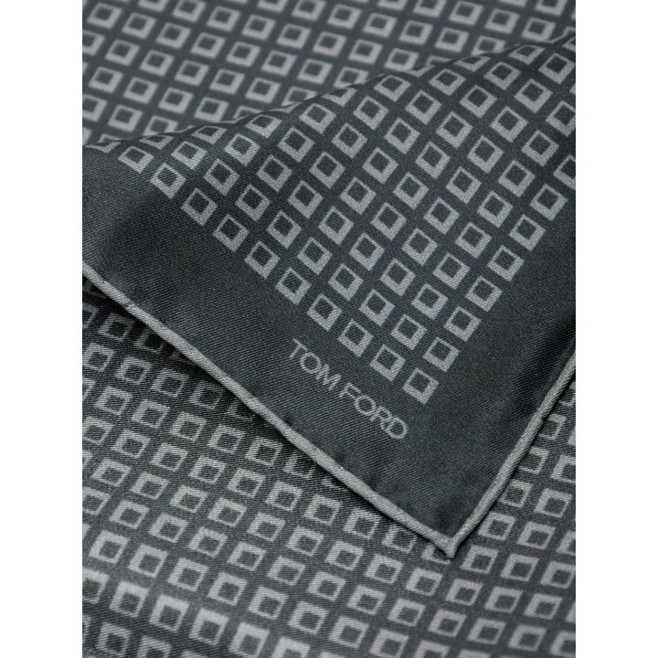 Tom Ford Green Silk Clutch Bag