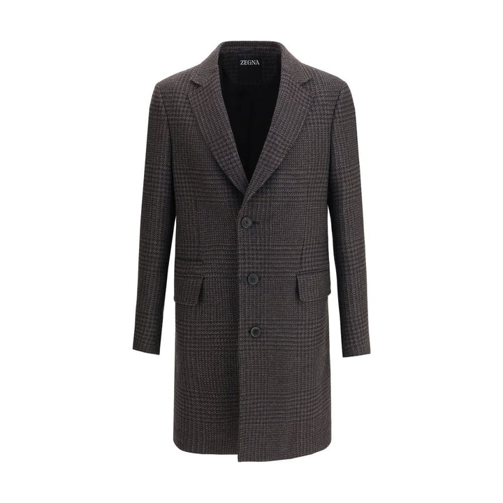 ZEGNA Brown Wool Coat