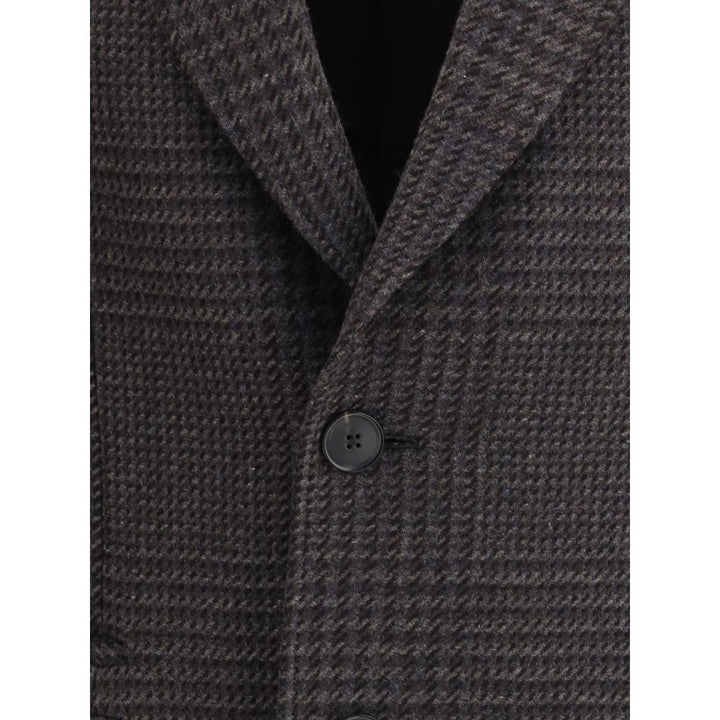 ZEGNA Brown Wool Coat