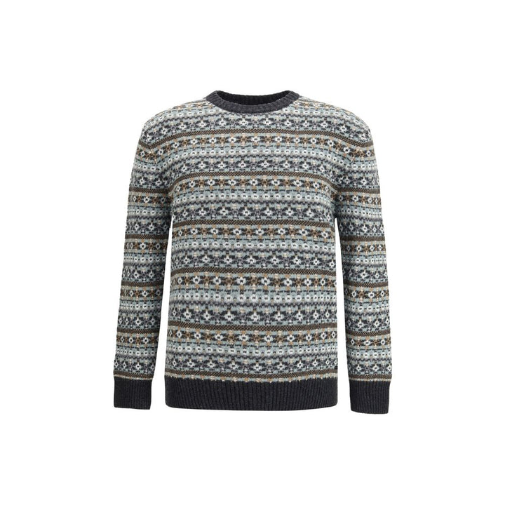 Brooksfield Multicolor Wool Sweatshirt