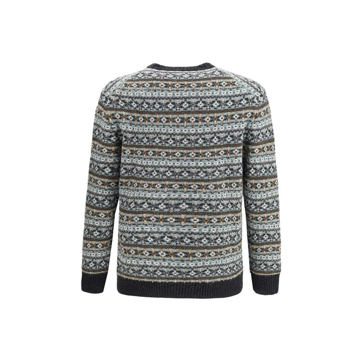 Brooksfield Multicolor Wool Sweatshirt