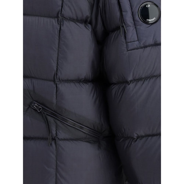 C.P. Company Blue Nylon Full-Length Jacket