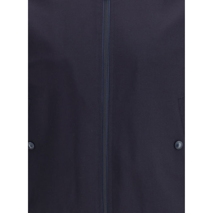 Thom Browne Blue Wool Bomber