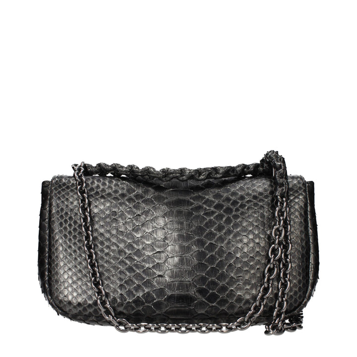 Tom Ford Gray Skin Shoulder Bag