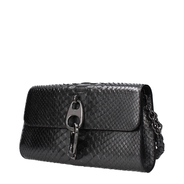 Tom Ford Gray Skin Clutch Bag