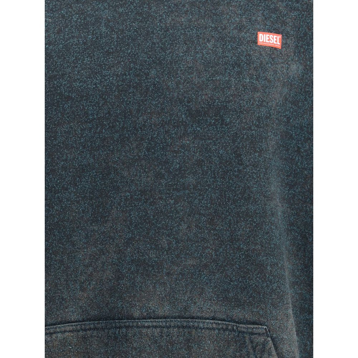 Diesel Black Polyester Sweatshirt