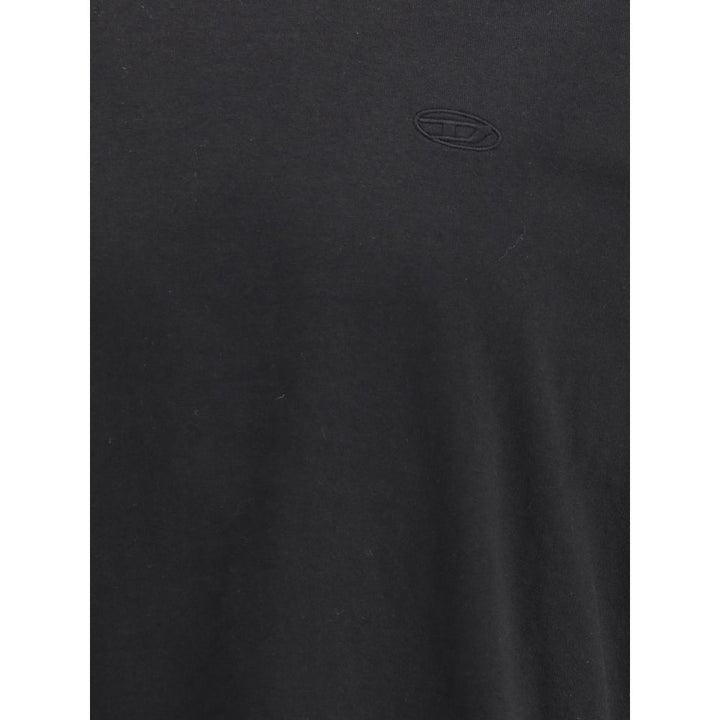 Diesel Black Cotton T-Shirt
