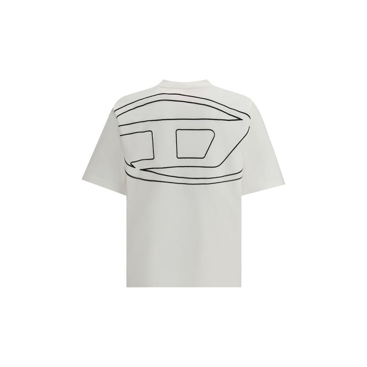 Diesel White Cotton T-Shirt