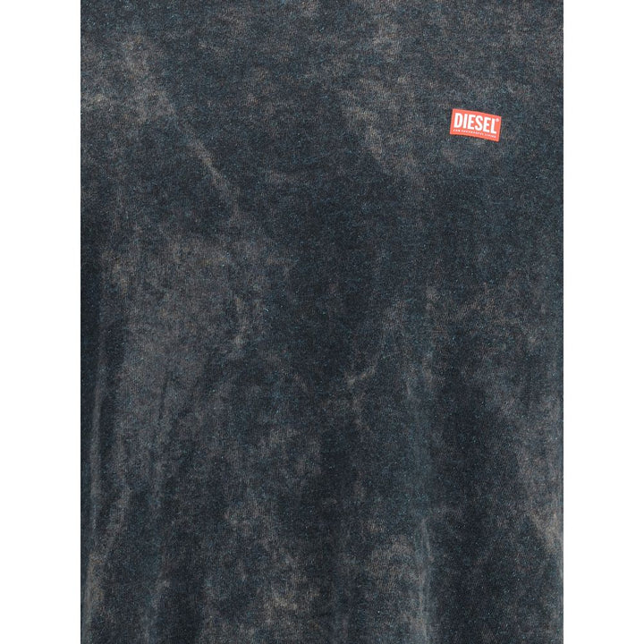 Diesel Black Cotton T-Shirt
