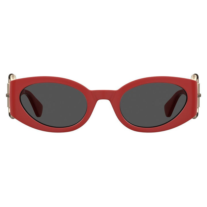 Moschino Red Resin Sunglasses
